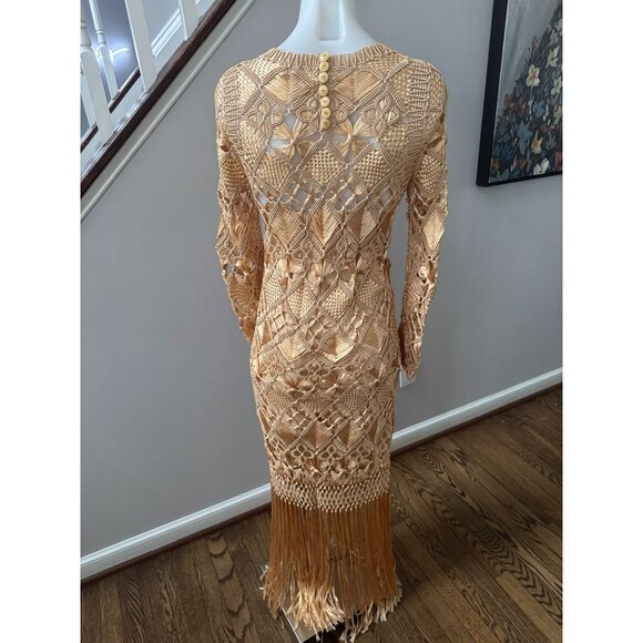 Zimmermann Kaleidoscope Macrame Maxi Dress Size 0 - Picture 6 of 11
